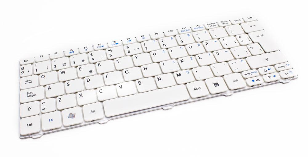 TECLADO ESPAÃOL ACER | ASPIRE ONE AO532H | BLANCO