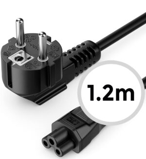 CABLE DE ALIMENTACIÓN DE 3 POLOS EUROPEO 1M.