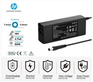 CARGADOR HP COMPATIBLE | 19V / 4.74A | 7.4 x 5.0mm | 90W