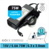 CARGADOR TOSHIBA COMPATIBLE | 15V / 5.0A | 6.3 x 3.0mm | 75W