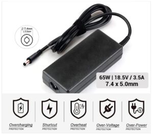 CARGADOR HP COMPATIBLE | 18.5V / 3.5A | 7.4 x 5.0mm | 65W