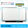 PANTALLA 13.3" | HD LED | 40 PINS | PESTAÃAS IZQUIERDA Y DERECHA