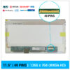 PANTALLA 11.6" | HD LED | 40 PINS
