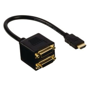 ADAPTADOR HDMI A DOS SALIDAS DVI 24+1