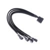 CABLE SPLITTER ALIMENTACIÓN DE 4 PINS A 4 CONECTORES DE 3/4 PINS DE VENTILADOR