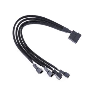 CABLE SPLITTER ALIMENTACIÓN DE 4 PINS A 4 CONECTORES DE 3/4 PINS DE VENTILADOR