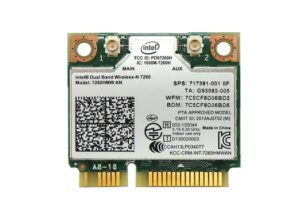 TARJETA WIRELESS-N FUJITSU LIFEBOOK U904 SERIES | INTEL 7260AN 802.11 ABGN WIFI + BT4.0