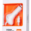CARGADOR LIGHTNING IPHONE 5/6 COCHE | BLANCO