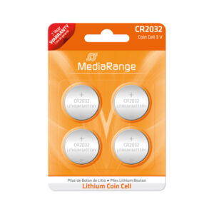 CR2032 3V PILAS BOTÓN MEDIARANGE | PACK DE 4 UNIDADES