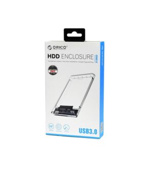 CAJA EXTERNA TRANSPARENTE ORICO 2139U3 DISCOS HDD/SSD SATA 2.5 / USB 3.0 5GBPS
