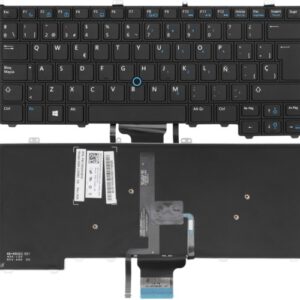 TECLADO DELL LATITUDE 14 E7420 E7240 E7440 SERIES CON POINT STICK Y CON RETROILUMINACIÓN