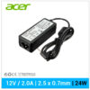 CARGADOR TABLET ACER | 12V / 2.0A | 2.5x0.7mm