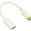 ADAPTADOR DISPLAYPORT A HDMI 1080P - M/H | BLANCO