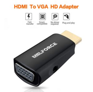 ADAPTADOR HDMI MACHO A VGA HEMBRA 1080P CON AUDIO