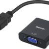 ADAPTADOR HDMI A VGA 1080P | NEGRO