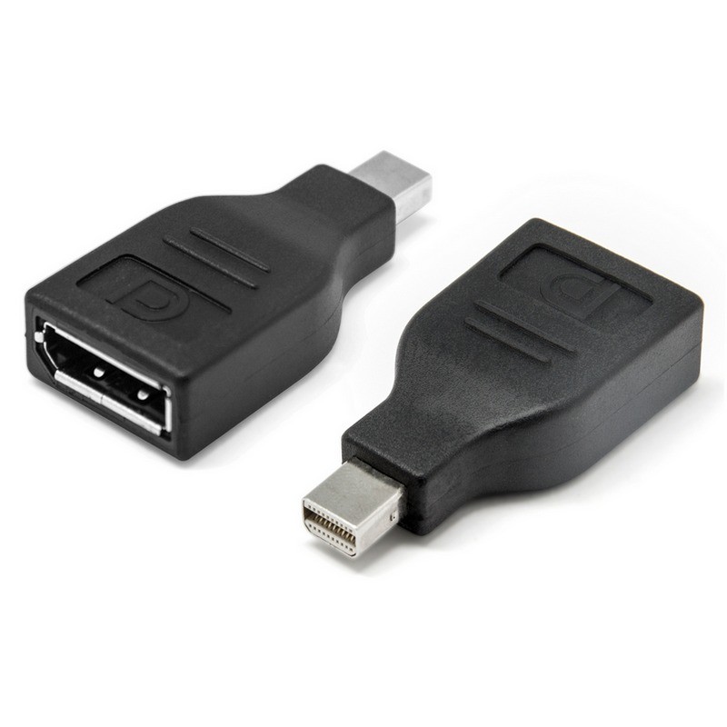 ADAPTADOR MSLFORCE MINI DISPLAYPORT MACHO A DISPLAYPORT HEMBRA 4K@60Hz