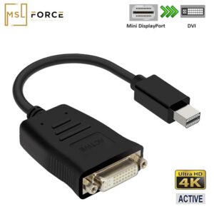 ADAPTADOR MSLFORCE MINI DP A DVI ACTIVO