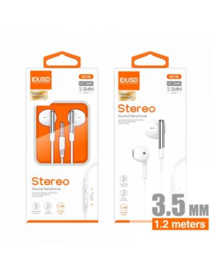 AURICULARES ESTEREO 3.5MM NEGRO | H21B