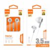 AURICULARES METAL 3.5MM BLANCO | H23B