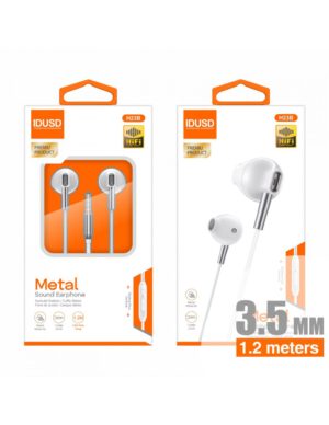 AURICULARES METAL 3.5MM BLANCO | H23B