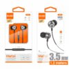 AURICULARES METAL 3.5MM NEGRO | H26A