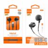 AURICULARES USB-C DIGITAL METAL NEGRO | H30A