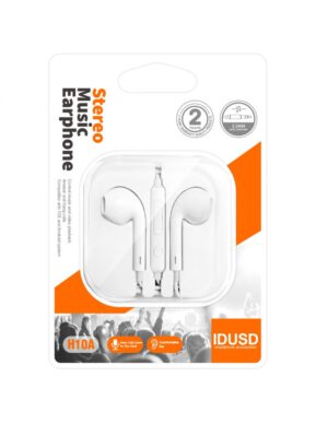AURICULARES ESTÉREO iOS & ANDROID BLANCO | H10B