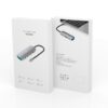 ADAPTADOR 8 EN 1 TIPO C A HUB CON PUERTOS TIPO C / PD / USB3.0 / HDMI / SD / TF / AUDIO | BASIX MATE 8