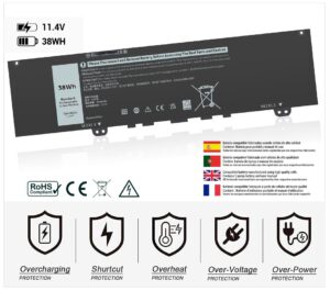 BATERIA COMPATIBLE DELL INSPIRON 13 7000 7370 7373 7380 5370 7386 VOSTRO 13 5370 SERIES | 39DY5 RPJC3 F62GO