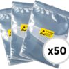 BOLSA ANTIESTATICA 15 x 10.5CM CON CREMALLERA RESELLABLE | PACK 100 UNIDADES