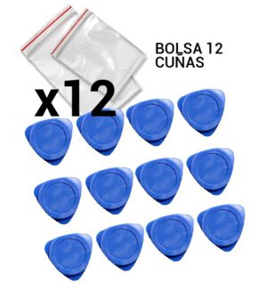 KIT DE 12 CUÑAS DE PLÁSTICO PARA APERTURA PORTATILES SMARTPHONES TABLETS