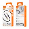 CABLE DE AUDIO NYLON 3.5MM 3PIN M/M 2M IDUSD C215A