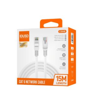 CABLE DE RED CATEGORIA 6 UTP 15M IDUSD C304B