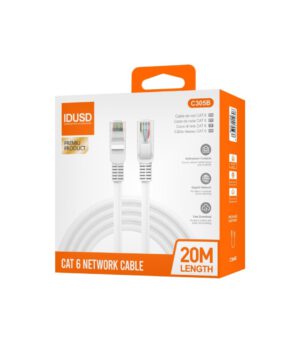 CABLE DE RED CATEGORIA 6 UTP 20M IDUSD C305B