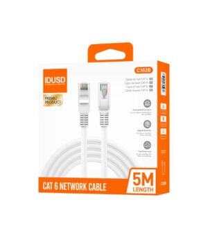 CABLE DE RED CATEGORIA 6 UTP 5M IDUSD C302B
