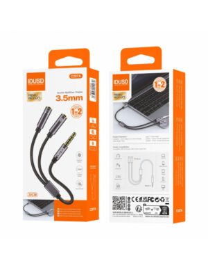 CABLE DIVISOR MICROFONO Y AUDIO 30CM | C207A