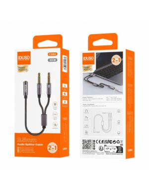 CABLE DIVISOR MICROFONO Y AUDIO 30CM | C206A