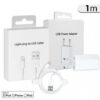 APPLE ADAPTADOR DE CORRIENTE USB 5W + CABLE LIGHTING 1M. | MD814CH/A