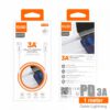 PD CABLE TIPO C A LIGHTNING 1M 3A BLANCO | C105B