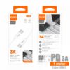 PD CABLE TIPO C A TIPO C 1M 3A BLANCO | C106B