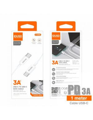 PD CABLE TIPO C A TIPO C 1M 3A BLANCO | C106B