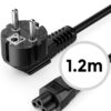 CABLE DE ALIMENTACIÓN DE 3 POLOS EUROPEO 1M.
