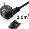 CABLE DE ALIMENTACIÓN DE 3 POLOS EUROPEO 2M.