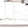 CABLE DE PANTALLA HP PROBOOK 650 G2 G3 655 G2 G3 SERIES | 6017B0675001 ( PARA MODELOS CON PANTALLA TÁCTIL )