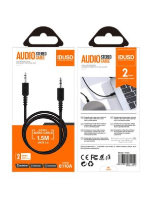 CABLE AUDIO JACK M/M 3.5mm | 1.5M