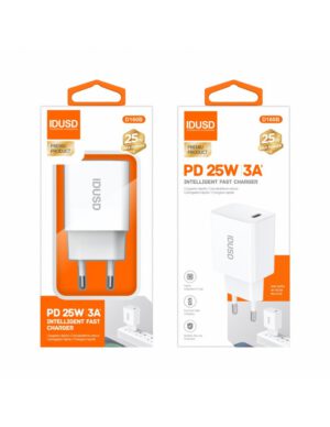 CARGADOR RÁPIDO PD3.0 USB-C 25W IDUSD | D160B
