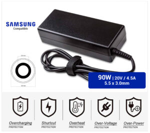 CARGADOR SAMSUNG COMPATIBLE | 19V / 4.74A | 5.5 x 3.0mm