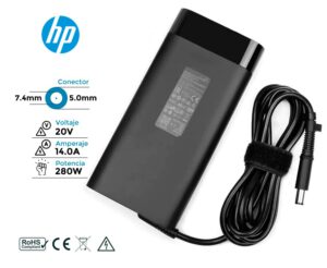 CARGADOR HP ORIGINAL | 20V / 14.0A | 7.4 x 5.0mm | 280W