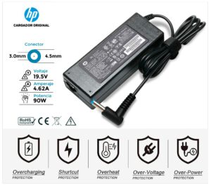 CARGADOR HP ORIGINAL | 19.5V / 4.62A | 4.5 x 3.0mm | 90W