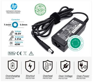CARGADOR HP ORIGINAL | 19.5V / 2.31A | 7.4 x 5.0mm | 45W REACONDICIONADO